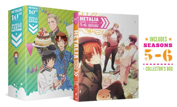 FUNIMATION/CRUNCHYROLL Hetalia 10th Anniversary World Party Collection 2 DVD 1 FUNIMATION/CRUNCHYROLL Hetalia 10th Anniversary World Party Collection 2 DVD