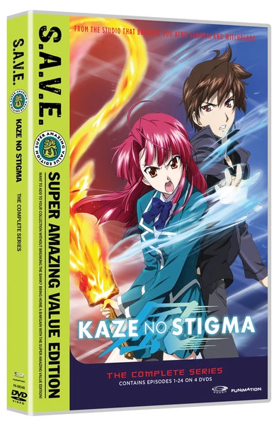 FUNIMATION/CRUNCHYROLL Kaze No Stigma DVD Complete Series SAVE Edition 1 FUNIMATION/CRUNCHYROLL Kaze No Stigma DVD Complete Series SAVE Edition