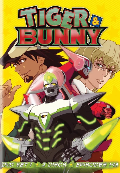 VIZ Tiger & Bunny Set 1 DVD 1 VIZ Tiger & Bunny Set 1 DVD