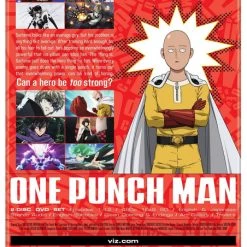VIZ One-Punch Man Season 1 DVD 5 VIZ One-Punch Man Season 1 DVD -DVD Sales Store 782009244479 anime one punch man dvd back