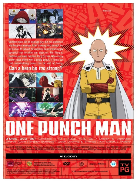 VIZ One-Punch Man Season 1 DVD 3 VIZ One-Punch Man Season 1 DVD - Image 3