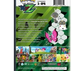 VIZ Pokemon XYZ Set 1 DVD -DVD Sales Store 782009244752 anime pokemon xyz set 1 dvd back