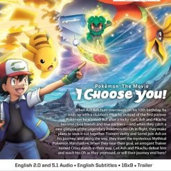 VIZ Pokemon The Movie I Choose You! DVD 5 VIZ Pokemon The Movie I Choose You! DVD -DVD Sales Store 782009244806 anime pokemon movie i choose you dvd back