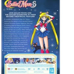 VIZ Sailor Moon S The Movie DVD -DVD Sales Store 782009245025 anime sailor moon s the movie dvd back