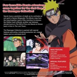 VIZ Naruto Shippuden The Movie Rasengan Collection DVD -DVD Sales Store 782009245131 anime naruto shippuden the movie resengan collection dvd back