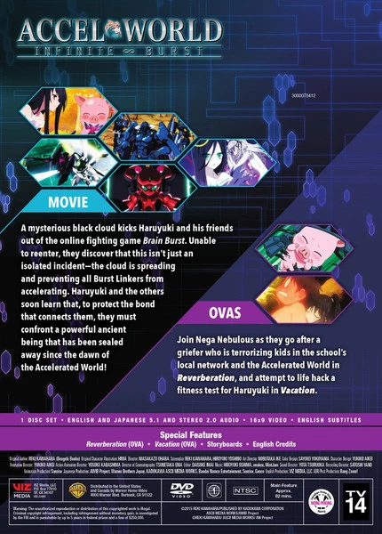 VIZ Accel World Infinite Burst DVD 2 VIZ Accel World Infinite Burst DVD - Image 2