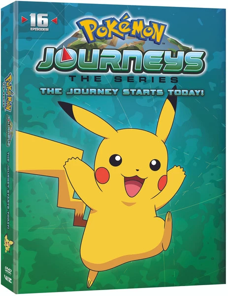 VIZ Pokemon Journeys The Journey Starts Today! DVD 1 VIZ Pokemon Journeys The Journey Starts Today! DVD