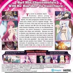 SENTAI FILMWORKS Blade Dance Of The Elementalers DVD 15 SENTAI FILMWORKS Blade Dance Of The Elementalers DVD -DVD Sales Store 814131010780 anime blade20dance of the elementalers dvd back