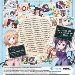 SENTAI FILMWORKS Is The Order A Rabbit DVD -DVD Sales Store 814131012272 DVD Is the Order a Rabbit back