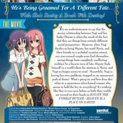SENTAI FILMWORKS Hayate The Combat Butler Heaven Is A Place On Earth Movie DVD -DVD Sales Store 814131014474 anime hayate the combat butler heaven si a place on earth movie dvd back
