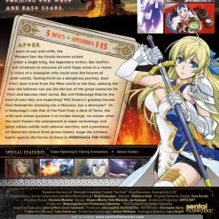 SENTAI FILMWORKS Nobunaga The Fool Collection 1 DVD -DVD Sales Store 814131018861 Anime Nobunga the Fool Collection One back