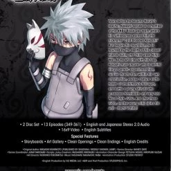 VIZ [Imperfect] Naruto Shippuden DVD Set 28 Uncut -DVD Sales Store IMP 782009244080 anime Naruto Shippuden DVD Set 28 Uncut back