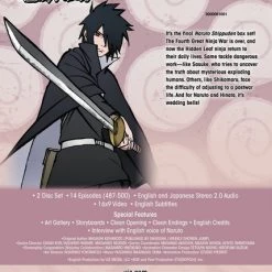 VIZ [Imperfect] Naruto Shippuden Set 38 DVD Uncut -DVD Sales Store IMP 782009245858 anime naruto shippuden set 38 dvd uncut back